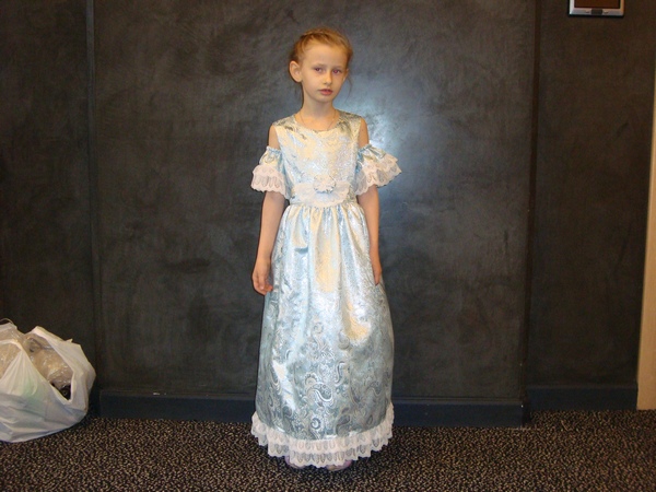 бальное платье для девочки своими руками